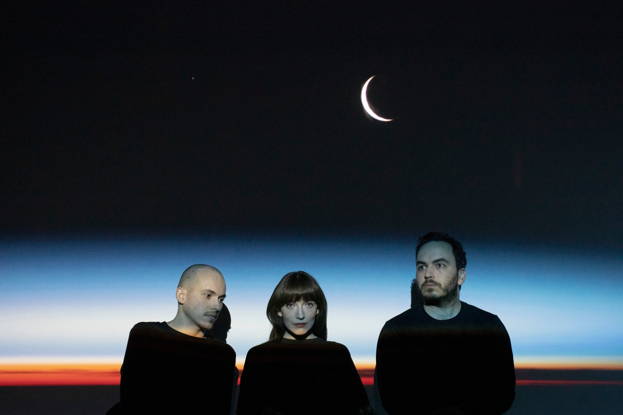 Foto de un concierto de Daughter